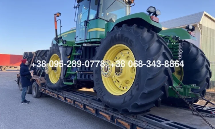 Б/у трактор колесный John Deere 9530 5000 м/ч 2011г. из США - фото № 2