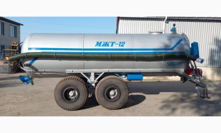 Бочка МЖТ 12 вакумна для навозу з розкидачем - фото № 2