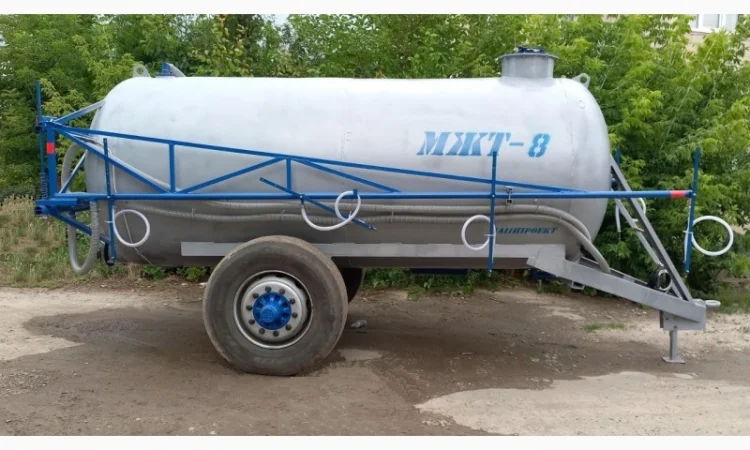 Бочка МЖТ-8 для полива з бензиновою помпою - фото № 1