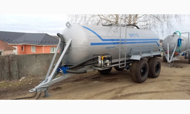 Бочка МЖТ-12 с мотопомпою, для води та КАС - фото № 1