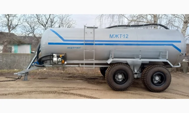 Бочка МЖТ-12 с мотопомпою, для води та КАС - фото № 2