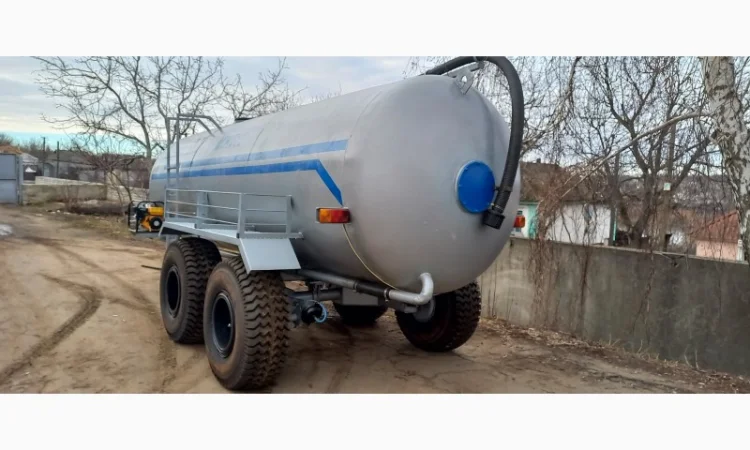 Бочка МЖТ-12 с мотопомпою, для води та КАС - фото № 3