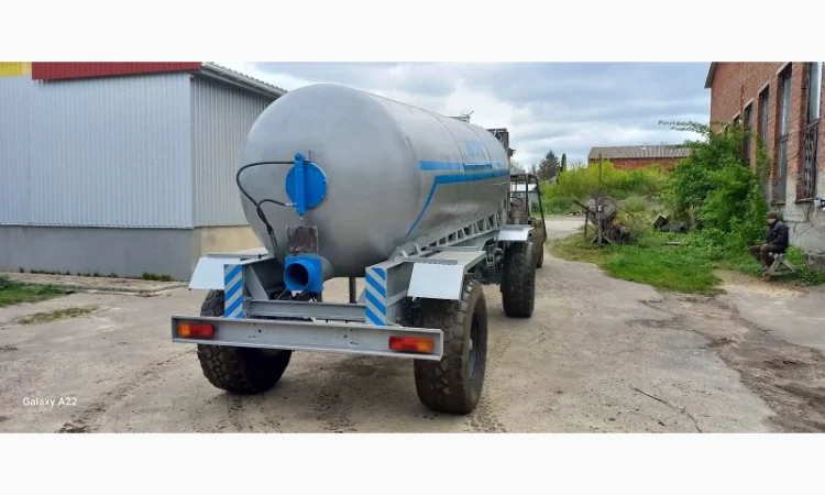 Бочка-причеп 12м3 для навозу та води - фото № 1