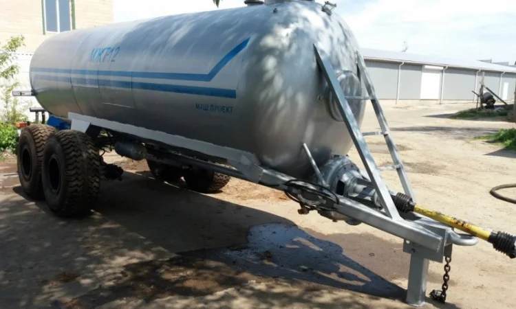 Бочка МЖТ-12 для жидкого навоза, воды - фото № 3