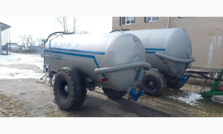 Бочка МЖТ-8 одноосна для води або вакумна з розкидачем - фото № 2