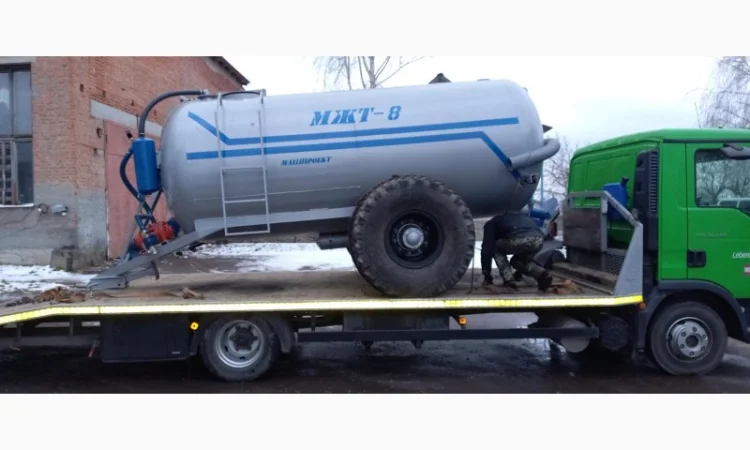 Бочка МЖТ-8 одноосна для води або вакумна з розкидачем - фото № 4