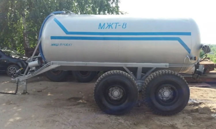 Бочка МЖТ-8 (для навоза, КАС или воды) - фото № 2