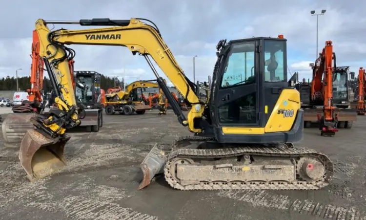 Екскаватор Yanmar SV100-2A - фото № 3