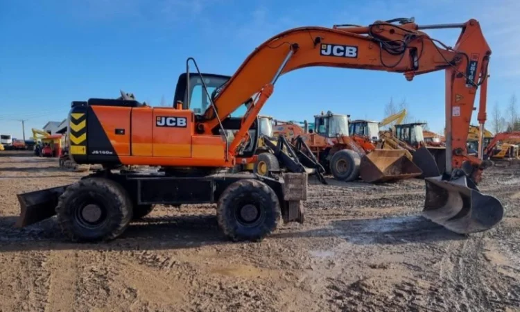 Колісний екскаватор JCB JS 160 W (2002) - фото № 1