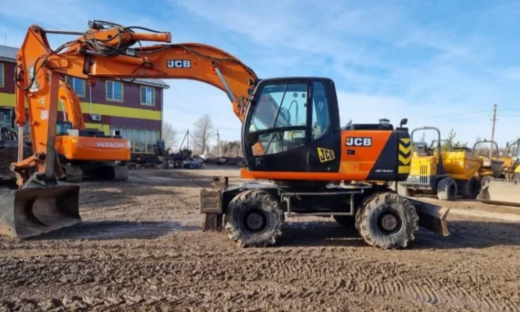 Колісний екскаватор JCB JS 160 W (2002) - фото № 2