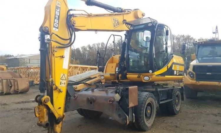 Колісний екскаватор JCB JS 160 W (2008) - фото № 1