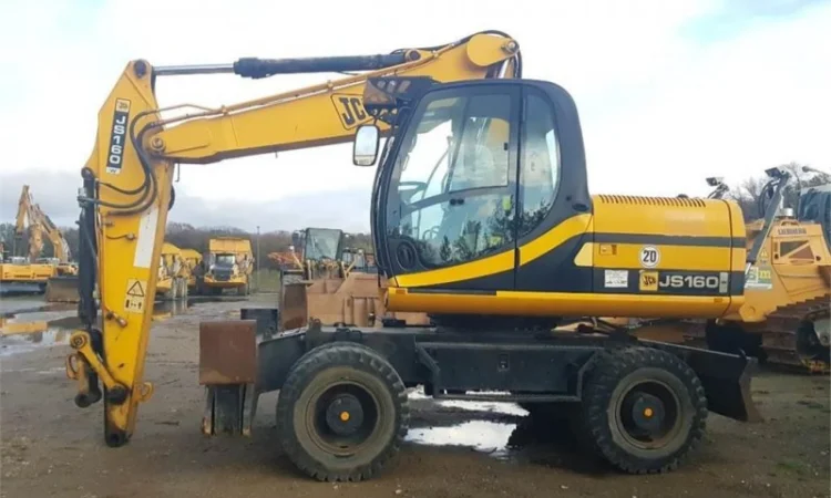 Колісний екскаватор JCB JS 160 W (2008) - фото № 2