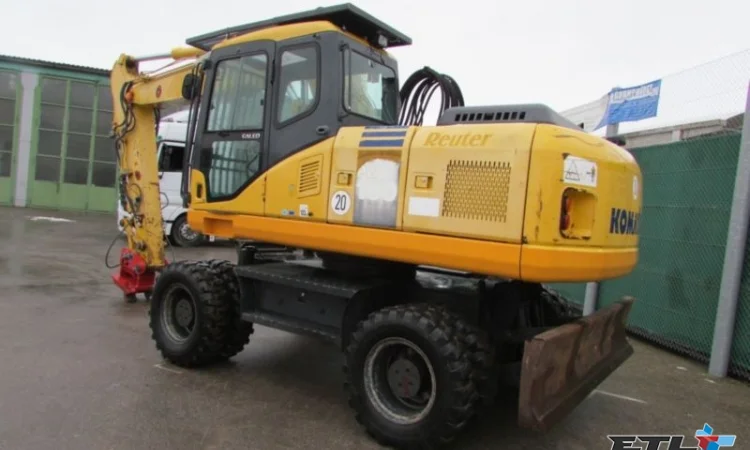 Колесный экскаватор Komatsu PW180-7K - фото № 3