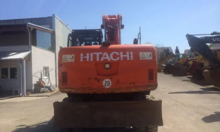 Колесный экскаватор HITACHI ZX170W 2007 г - фото № 2