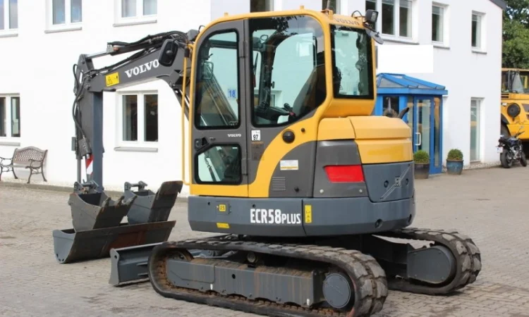 Мини-экскаватор Volvo ECR 58 - фото № 4