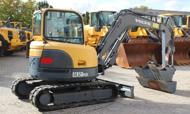 Мини-экскаватор Volvo ECR 58 - фото № 7