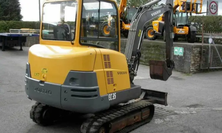 Мини экскаватор Volvo EC 35 - фото № 6