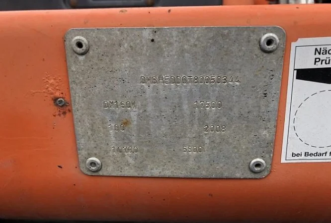 Колесный экскаватор Doosan DX160W - фото № 3