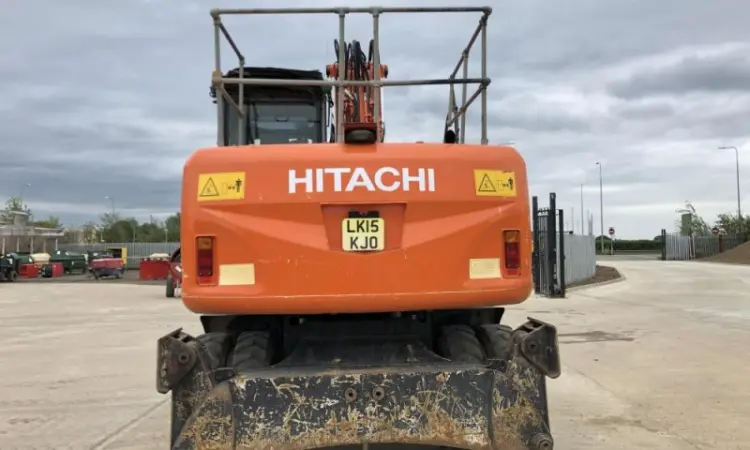 Колесный экскаватор Hitachi ZX 140 W-3. Колесный экскаватор б/у - фото № 3