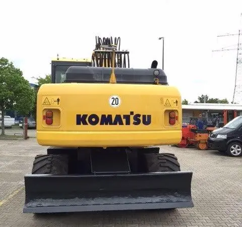Колесный экскаватор Komatsu PW200 - фото № 2
