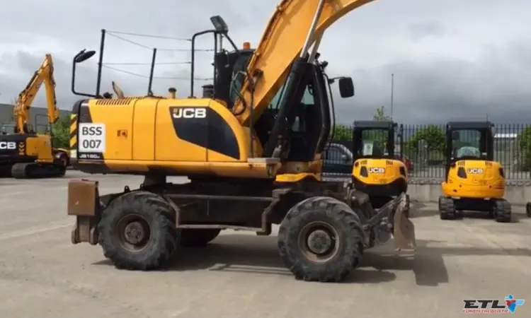 Колесный экскаватор JCB JS160W. В наличии - фото № 5