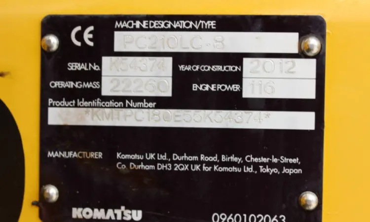 Гусеничный экскаватор Komatsu PC 210 LC - фото № 2