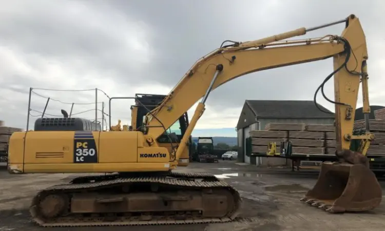 Гусеничный экскаватор Komatsu PC350LC-8 - фото № 10