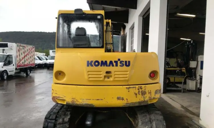 Мини экскаватор Komatsu PC 75-R - фото № 16