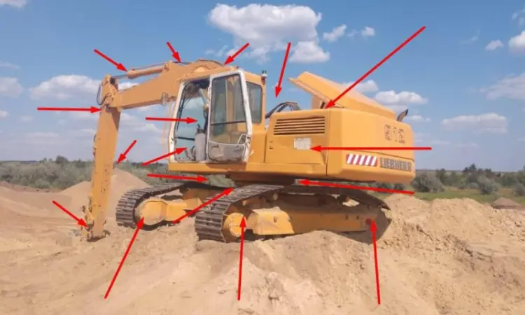 Гусеничный экскаватор Liebherr A912. В наличии - фото № 9