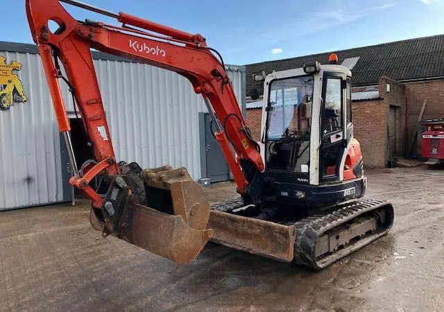 Мини экскаватор Kubota U 45-3 - фото № 4
