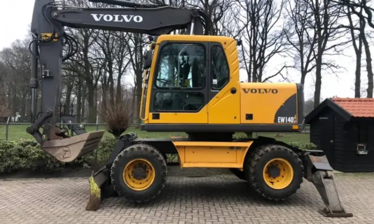 Колесный экскаватор Volvo EW140B - фото № 16