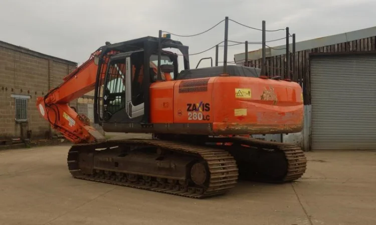 Гусеничный экскаватор. Гусеничный экскаватор Hitachi ZX280 LC-3 - фото № 14