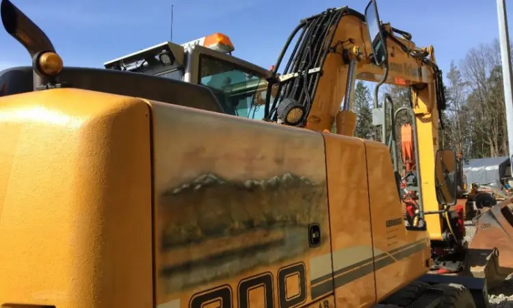 Колесный экскаватор Liebherr A 900 C Litronic - фото № 2