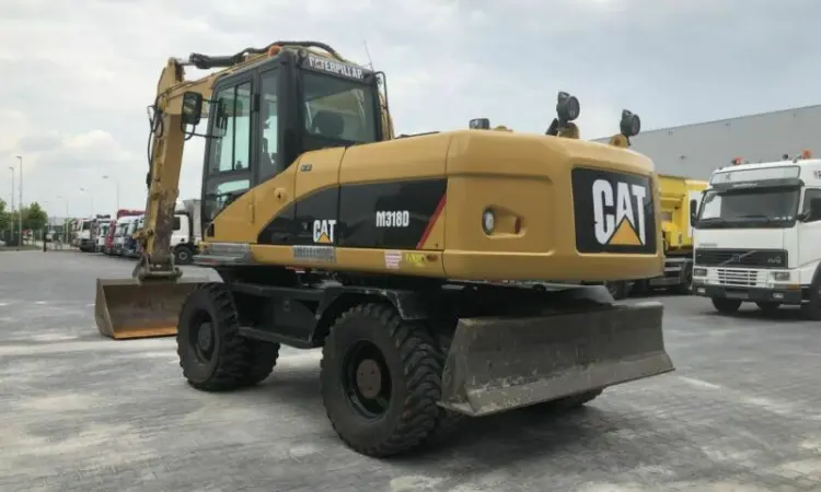 Колесный экскаватор Caterpillar M318D 2008 года - фото № 2