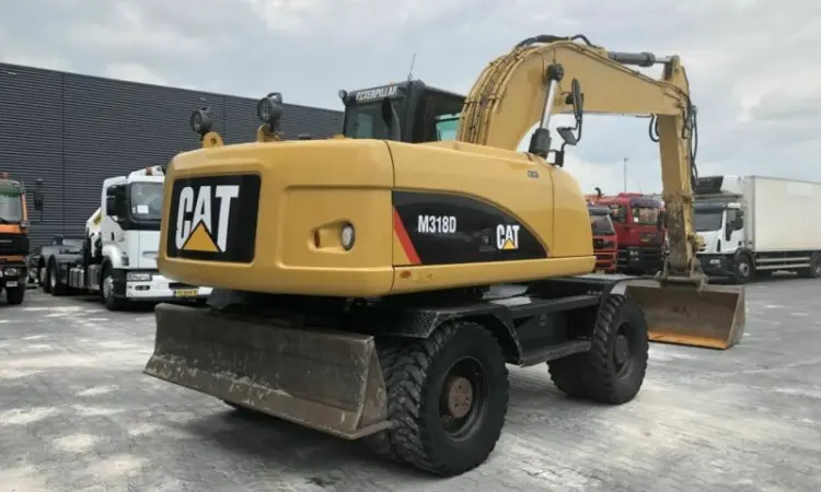 Колесный экскаватор Caterpillar M318D 2008 года - фото № 3