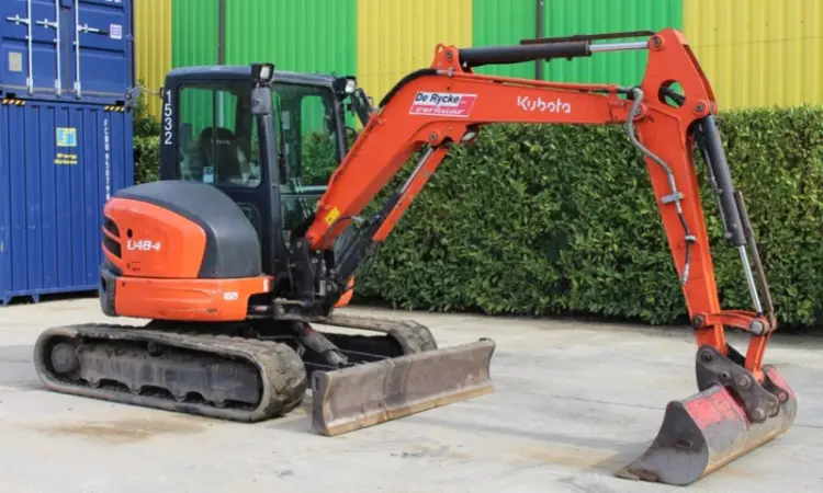Мини-экскаватор Kubota U 48-4. Мини-экскаватор б/у - фото № 2
