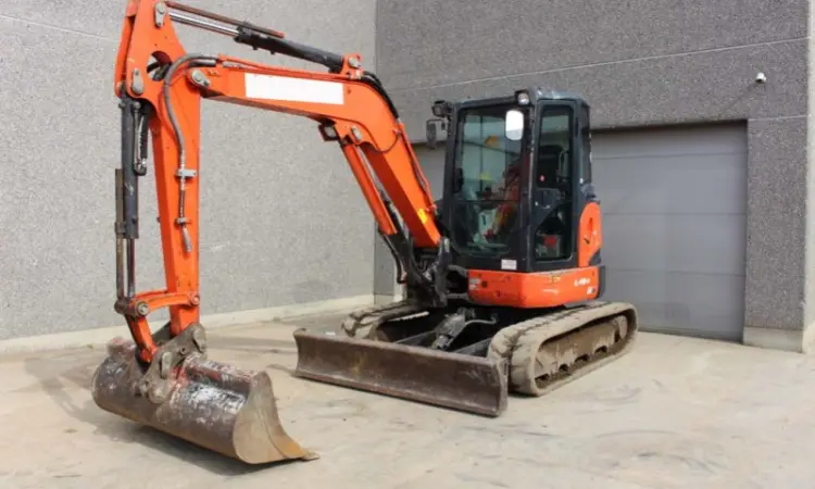 Мини-экскаватор Kubota U 48-4. Строительная техника б/у - фото № 2