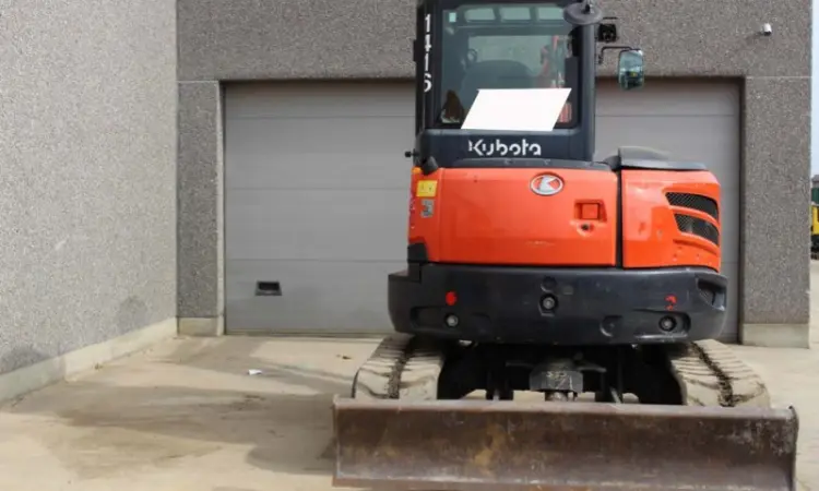 Мини-экскаватор Kubota U 48-4. Строительная техника б/у - фото № 3