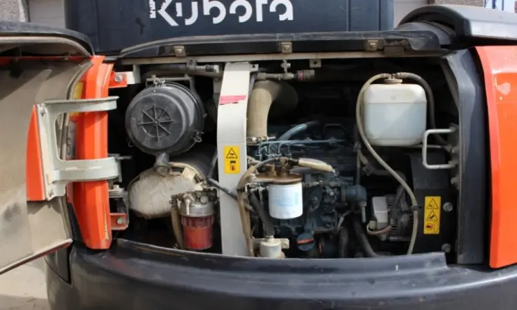 Мини-экскаватор Kubota U 48-4. Строительная техника б/у - фото № 4
