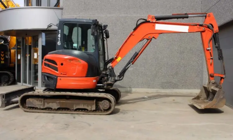 Мини-экскаватор Kubota U 48-4. Строительная техника б/у - фото № 7