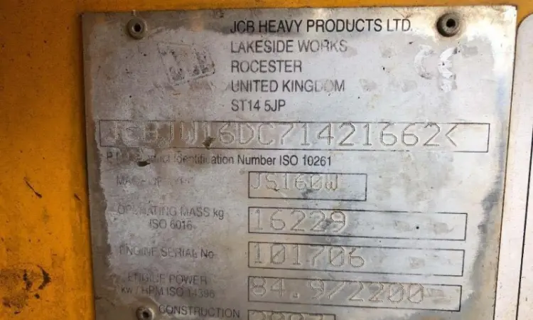 Гусеничный экскаватор JCB JS 160 W в наличии в Киеве - фото № 7