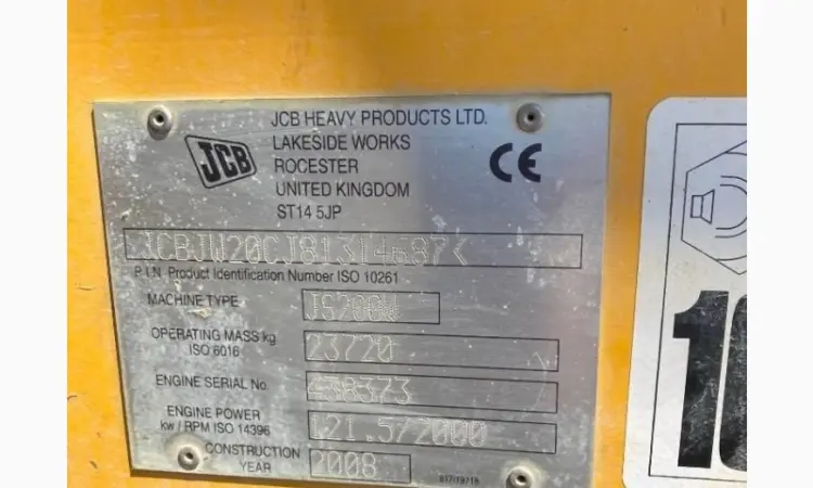Колесный экскаватор JCB JS 200 W в наличии в Киеве - фото № 11
