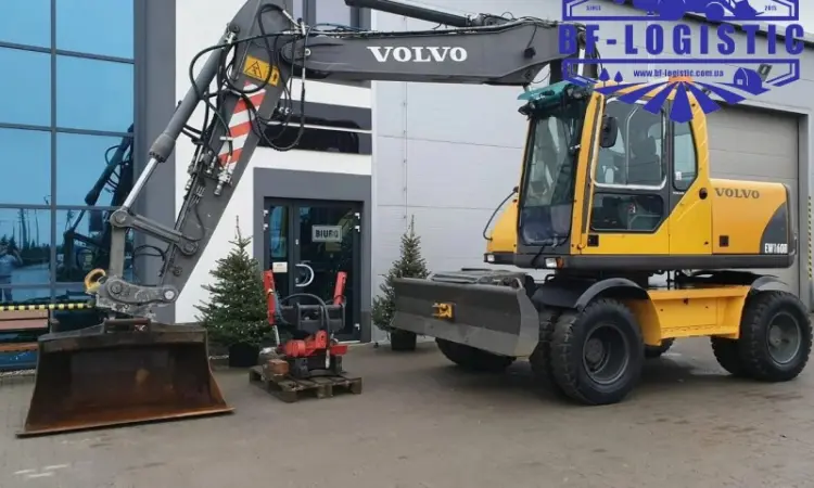 Колёсный экскаватор Volvo EW 160B 2006 года - фото № 1
