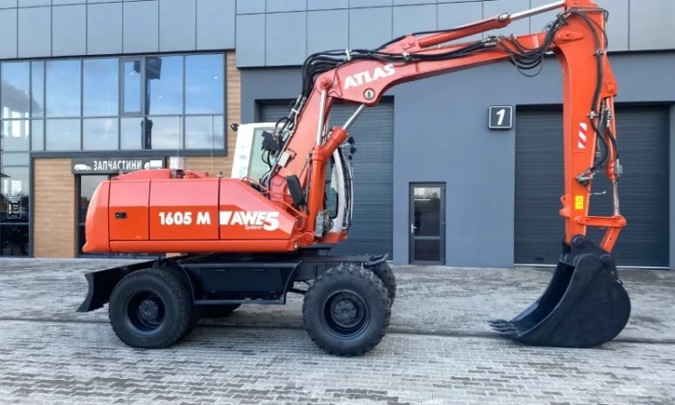 Колісний повноповоротний ескаватор Atlas 1605M - 2007 рік - фото № 17