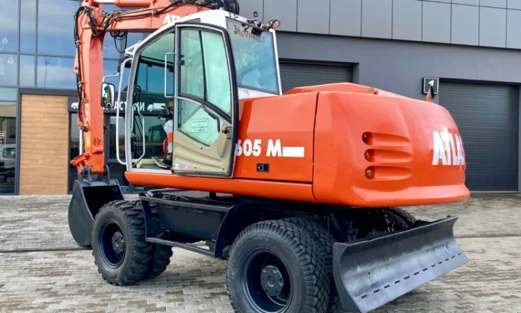 Колісний повноповоротний ескаватор Atlas 1605M - 2007 рік - фото № 14