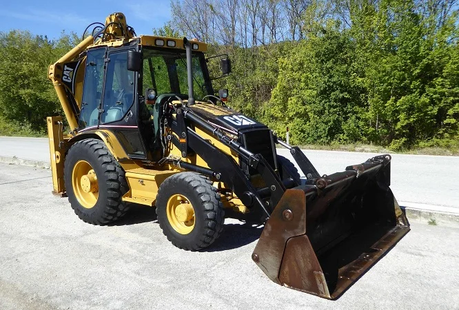 Экскаватор-погрузчик Caterpillar 442 D - фото № 14