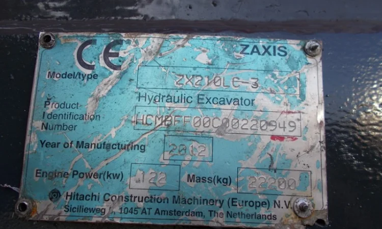 Hitachi ZX210LC-3 экскаватор на гусеничном ходу - фото № 7