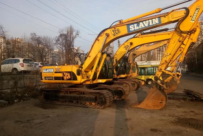 Гусеничный экскаватор JCB JS220 LC. Киев - фото № 1