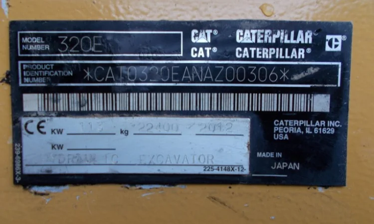 Гусеничный экскаватор Caterpillar 320EL - фото № 8