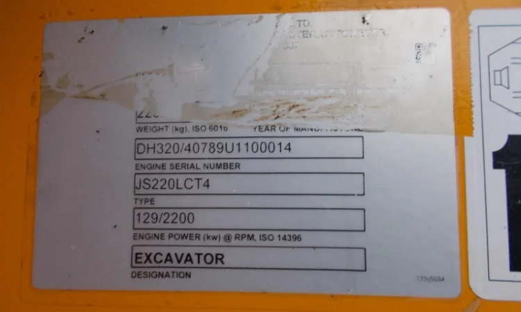 Гусеничный экскаватор JCB JS220LC - фото № 7